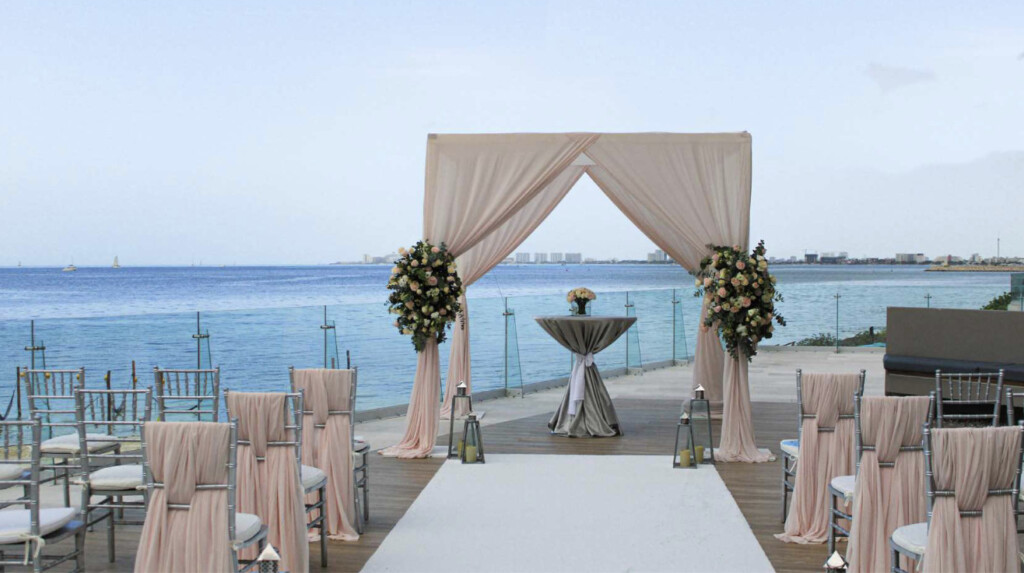 dreams vista | ocean view terrace | destination wedding | cancun mexico