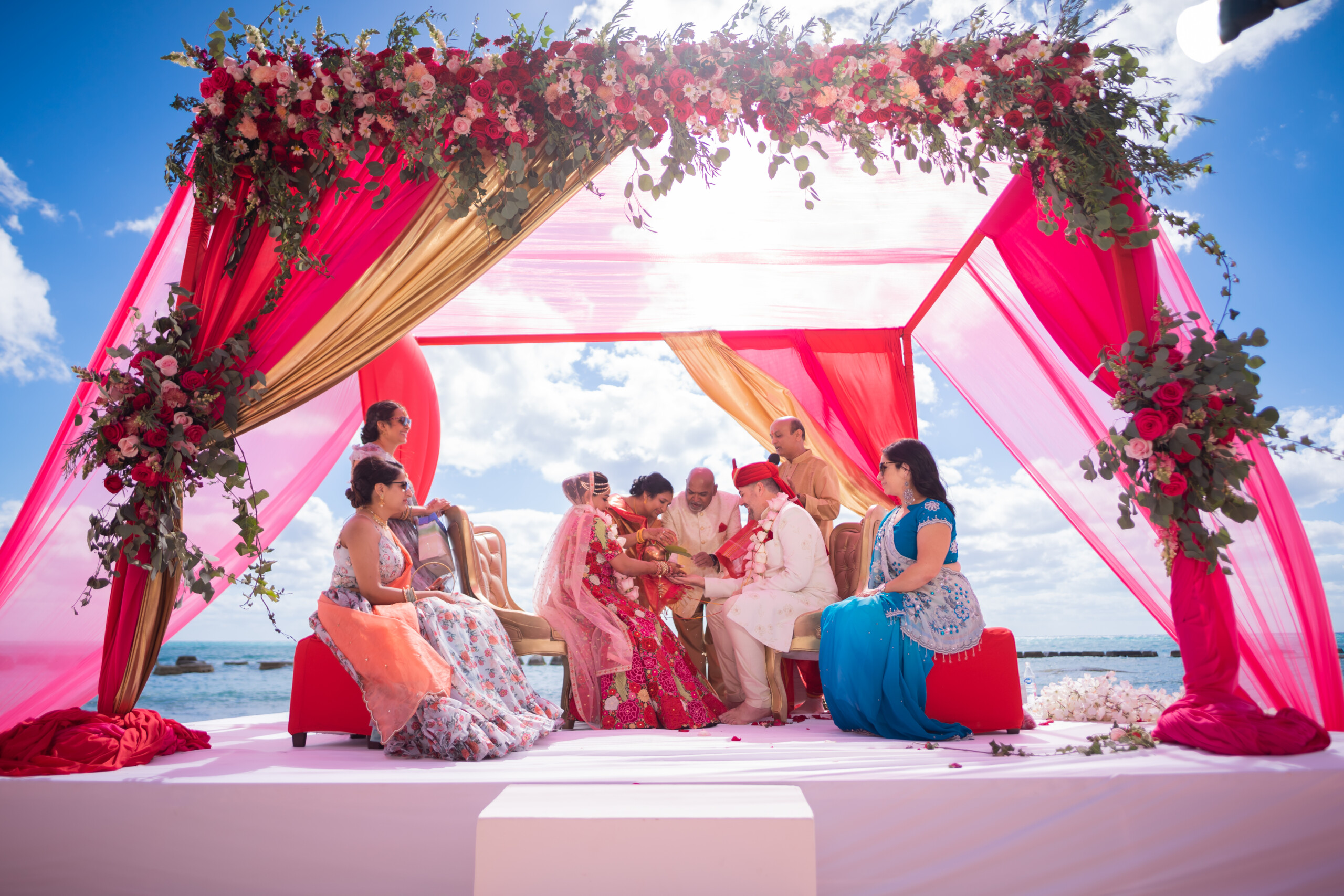 indian destination wedding ceremony mexico