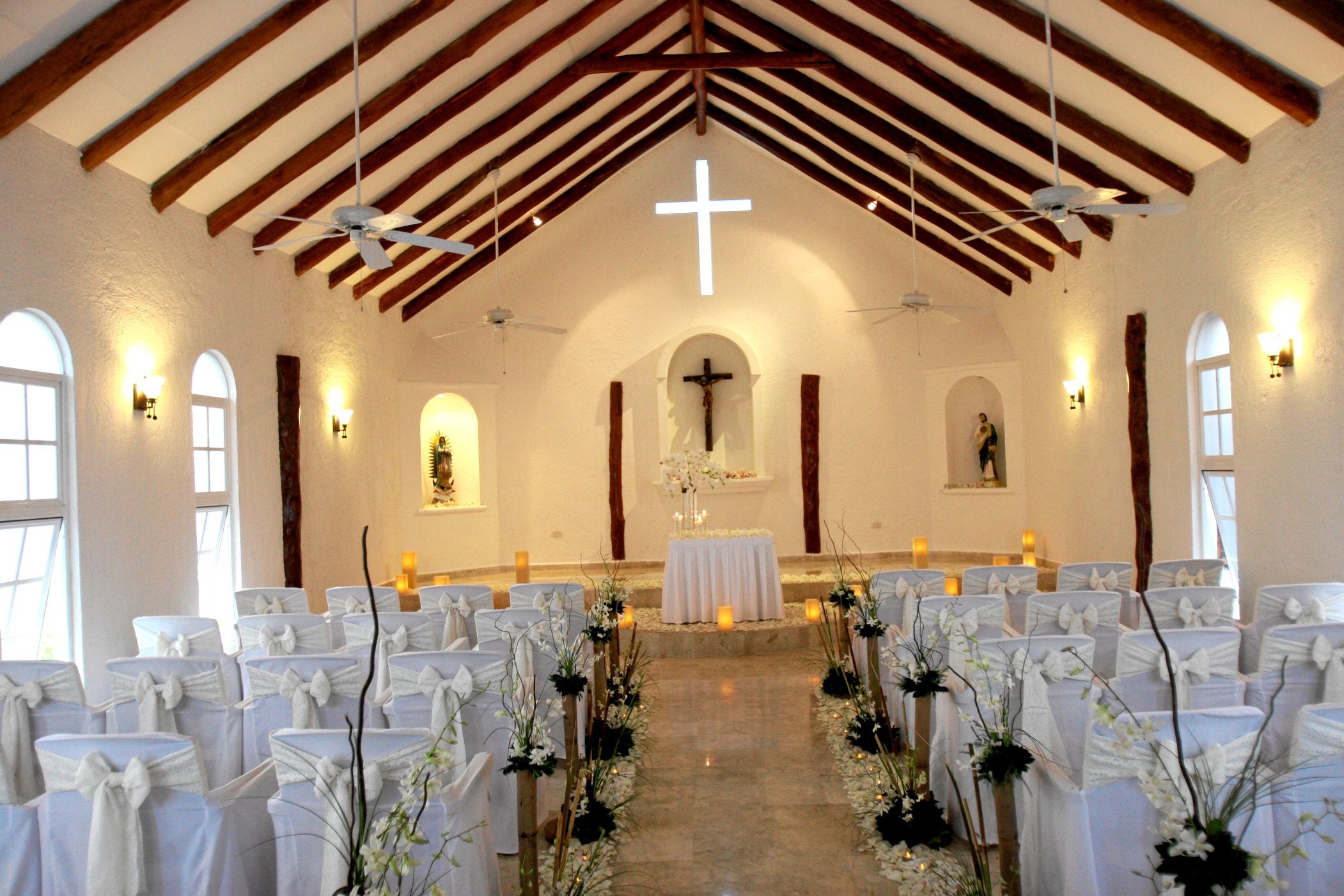 el dorado maroma catholic chapel wedding venue mexico
